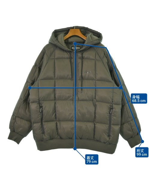 WILD THINGS（ワイルドシングス）ダウンジャケット/ダウンベスト グレー サイズ:L メンズ/2200662153016