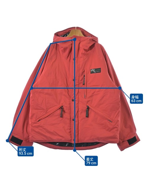 WILD THINGS（ワイルドシングス）ダウンジャケット/ダウンベスト 赤 サイズ:L メンズ/2200640302054