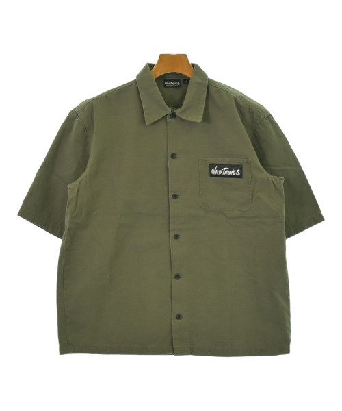 WILD THINGS(ワイルドシングス)カジュアルシャツ カーキ サイズ:M/2200645389180