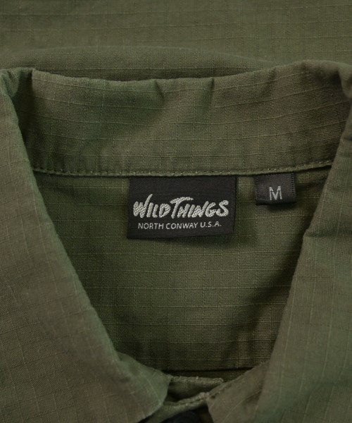 WILD THINGS（ワイルドシングス）カジュアルシャツ カーキ サイズ:M メンズ/2200645389180