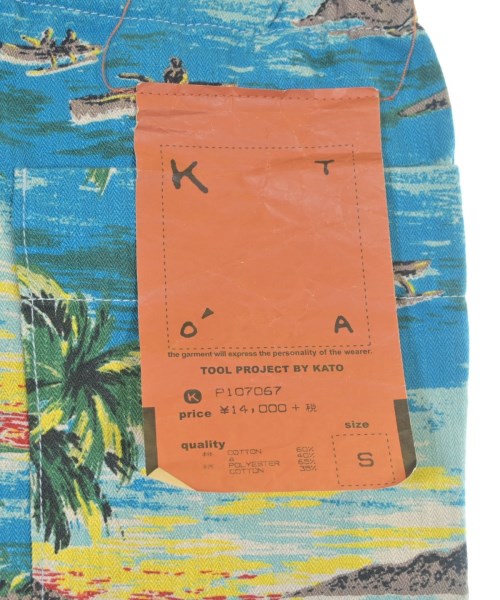 KATO（カトー）ショートパンツ 青 サイズ:S メンズ/2200666948144