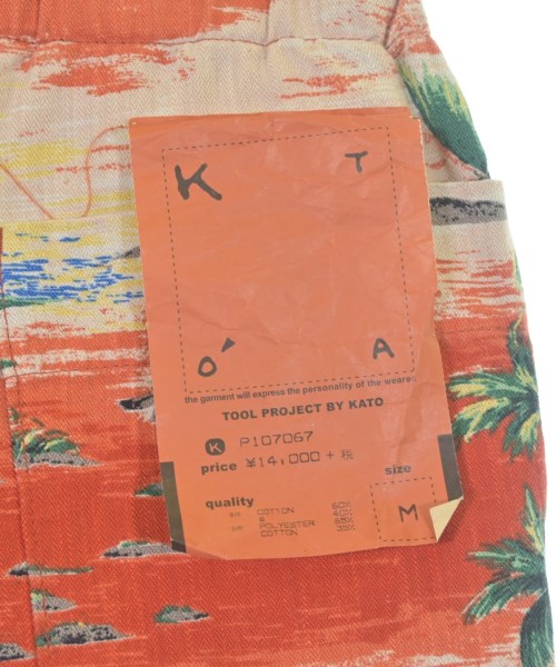 KATO（カトー）ショートパンツ オレンジ サイズ:M メンズ/2200666948175