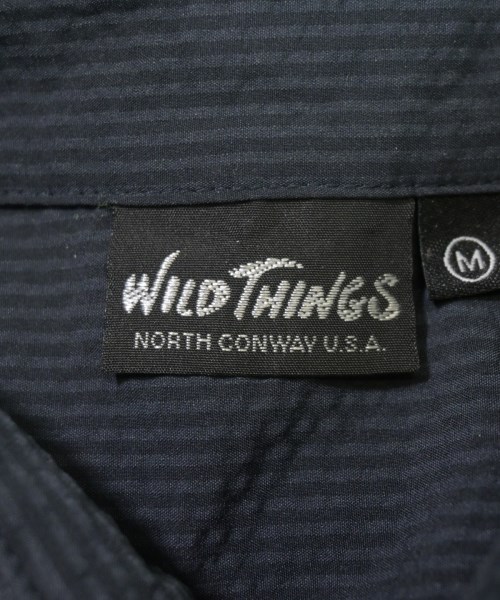 WILD THINGS（ワイルドシングス）カジュアルシャツ 紺 サイズ:M メンズ/2200715885161