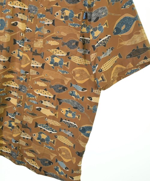 KAVU（カブー）カジュアルシャツ 茶 サイズ:M メンズ/2200644033145