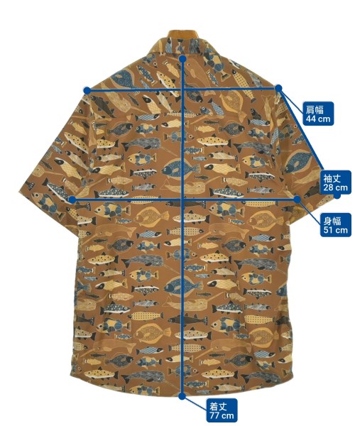 KAVU（カブー）カジュアルシャツ 茶 サイズ:M メンズ/2200644033145