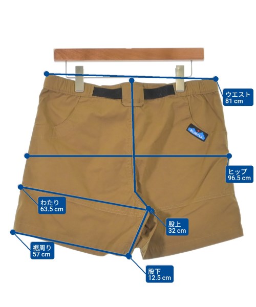 KAVU（カブー）ショートパンツ 茶 サイズ:M メンズ/2200626660024