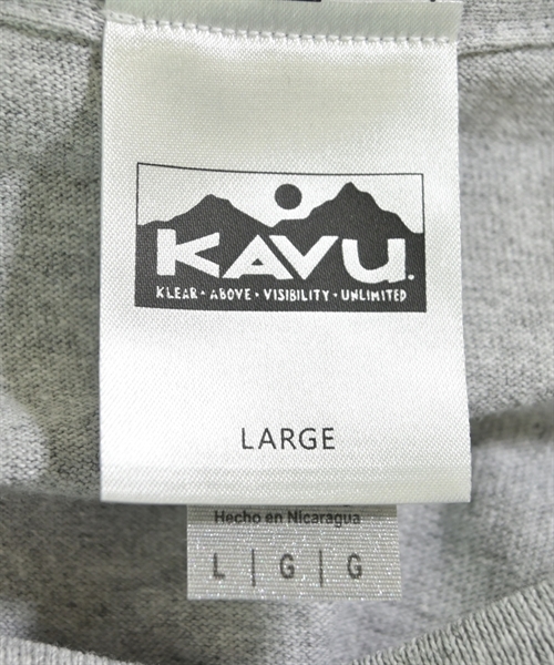 KAVU（カブー）Tシャツ・カットソー グレー サイズ:L メンズ/2200612522015