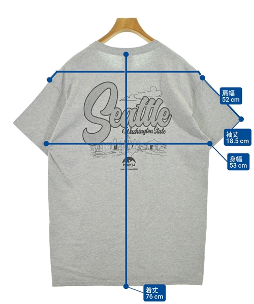 KAVU（カブー）Tシャツ・カットソー グレー サイズ:L メンズ/2200612522015