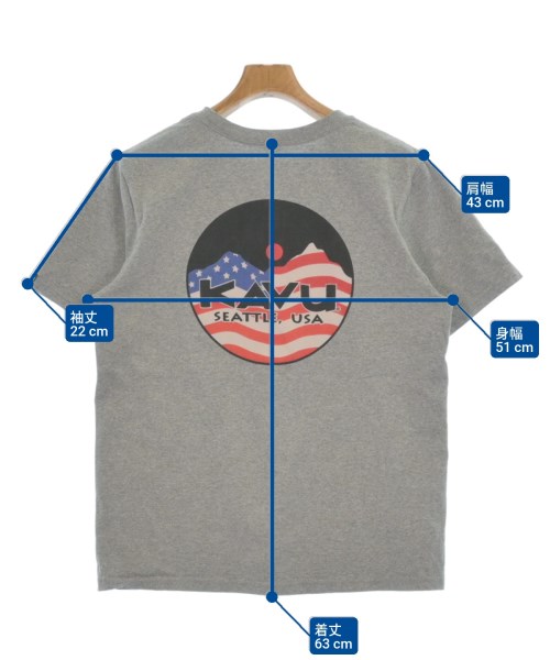 KAVU（カブー）Tシャツ・カットソー グレー サイズ:M メンズ/2200601213122