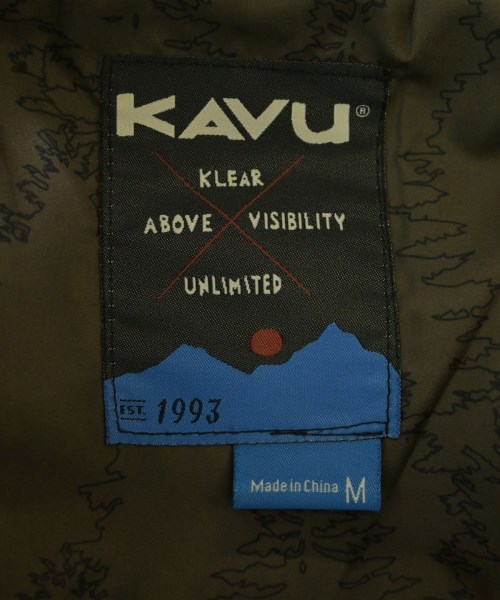 KAVU（カブー）ダウンジャケット/ダウンベスト カーキ サイズ:M メンズ/2200615289205