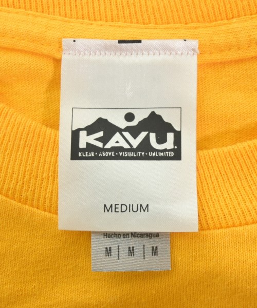 KAVU（カブー）Tシャツ・カットソー 黄 サイズ:M メンズ/2200615286327