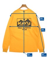 KAVU（カブー）Tシャツ・カットソー 黄 サイズ:M メンズ/2200615286327