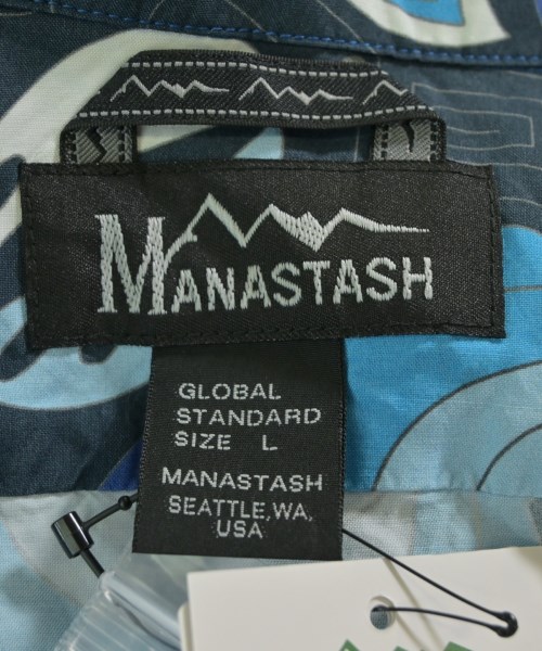 Manastash（マナスタッシュ）カジュアルシャツ 青 サイズ:L メンズ/2200637229647
