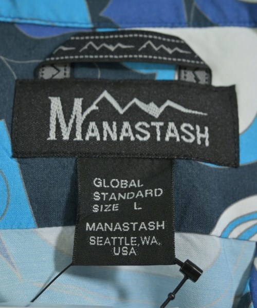 Manastash（マナスタッシュ）カジュアルシャツ 青 サイズ:L メンズ/2200637229654