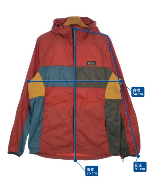 Manastash（マナスタッシュ）マウンテンパーカー 赤 サイズ:XL メンズ/2200649487042