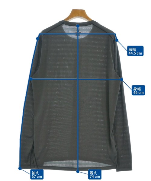 Salomon（サロモン）Tシャツ・カットソー グレー サイズ:L メンズ/2200654450574