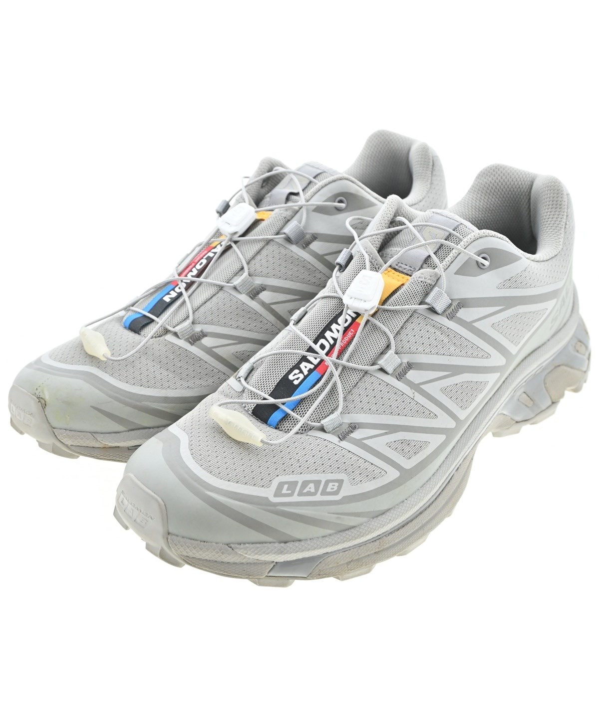 SALOMON スニーカー ホワイト/グレー Salomon（サロモン）スニーカー グレー サイズ:28cm メンズ