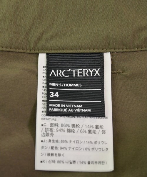 ARC'TERYX（アークテリクス）ショートパンツ カーキ サイズ:34(XL位
