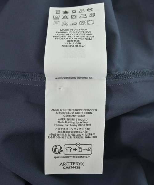 ARC'TERYX（アークテリクス）カジュアルシャツ 紺 サイズ:S メンズ/2200620005142