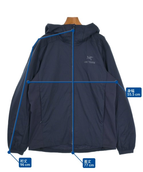 ARC'TERYX（アークテリクス）ダウンジャケット/ダウンベスト 紺 サイズ:L メンズ/2200622449555