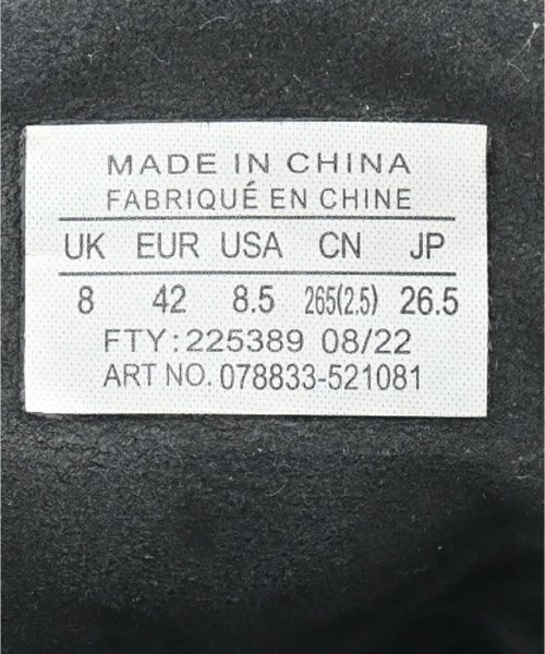 ARC'TERYX（アークテリクス）スニーカー 黒 サイズ:26.5cm メンズ/2200638614039