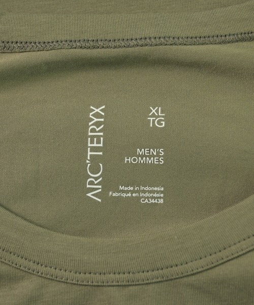 ARC'TERYX（アークテリクス）Tシャツ・カットソー カーキ サイズ:XL メンズ/2200640910136