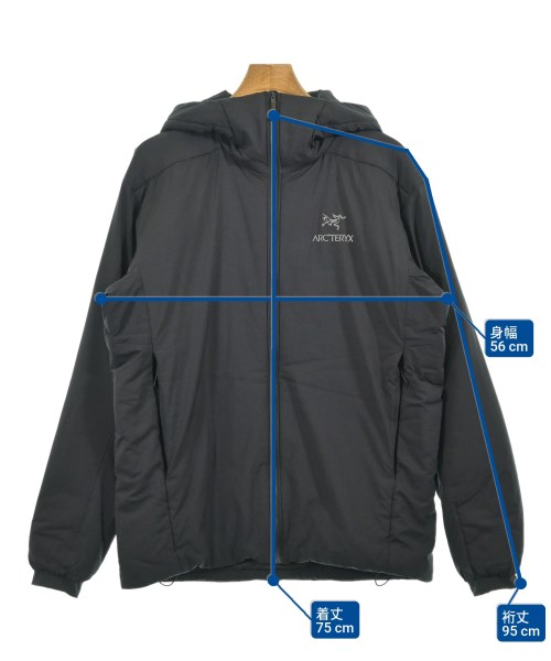 ARC'TERYX（アークテリクス）ダウンジャケット/ダウンベスト 黒 サイズ:L メンズ/2200641382031