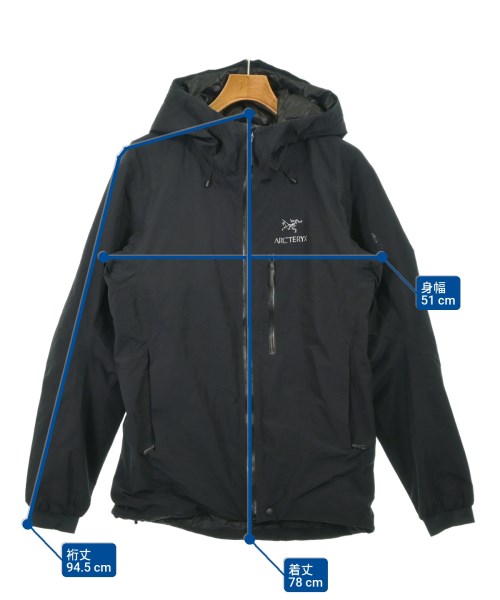 ARC'TERYX（アークテリクス）マウンテンパーカー 黒 サイズ:S メンズ/2200642534040