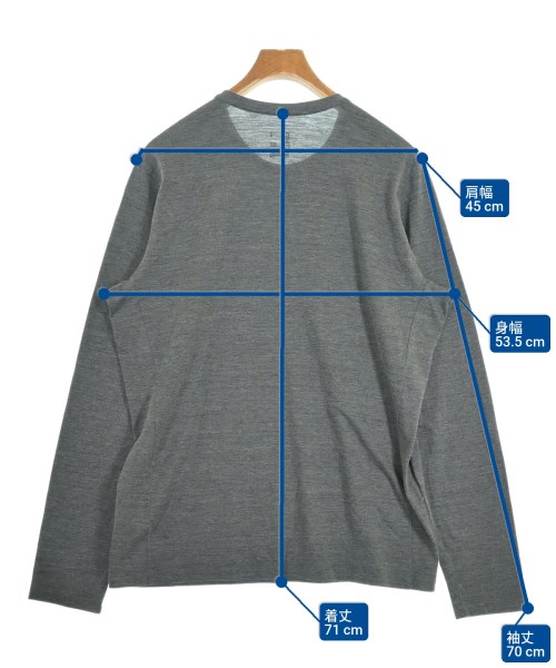 ARC'TERYX（アークテリクス）Tシャツ・カットソー グレー サイズ:L メンズ/2200593198285