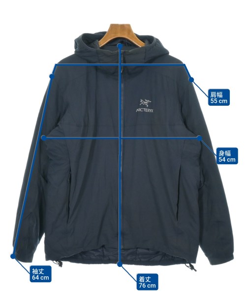 ARC'TERYX（アークテリクス）ダウンジャケット/ダウンベスト 紺 サイズ:L メンズ/2200613453196
