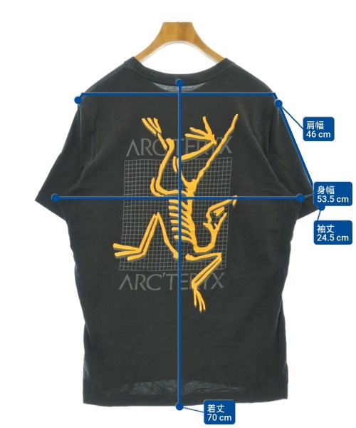 ARC'TERYX（アークテリクス）Tシャツ・カットソー 黒 サイズ:M メンズ/2200617710042
