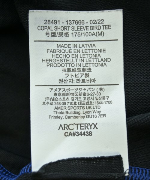 ARC'TERYX（アークテリクス）Tシャツ・カットソー 黒 サイズ:M メンズ/2200618782024