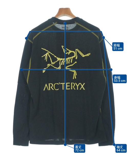 ARC'TERYX（アークテリクス）Tシャツ・カットソー 黒 サイズ:M メンズ/2200620858038