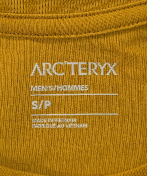 ARC'TERYX（アークテリクス）Tシャツ・カットソー 黄 サイズ:S メンズ/2200675119108