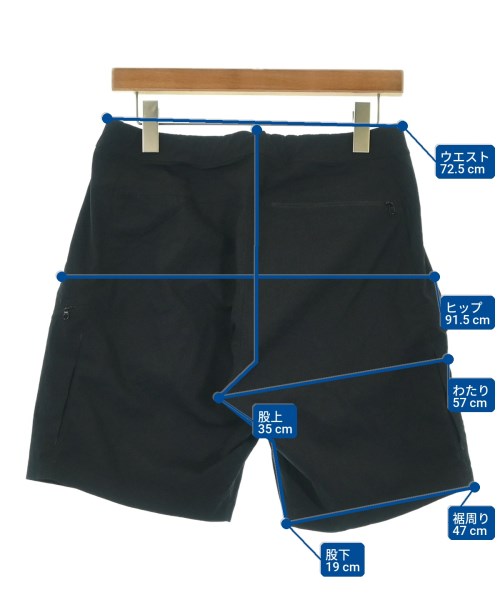 ARC'TERYX（アークテリクス）ショートパンツ 黒 サイズ:32(L位) メンズ/2200680866035