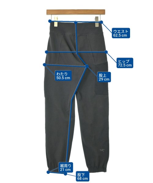 ARC'TERYX（アークテリクス）スウェットパンツ 黒 サイズ:0(XS位) レディース/2200689066078