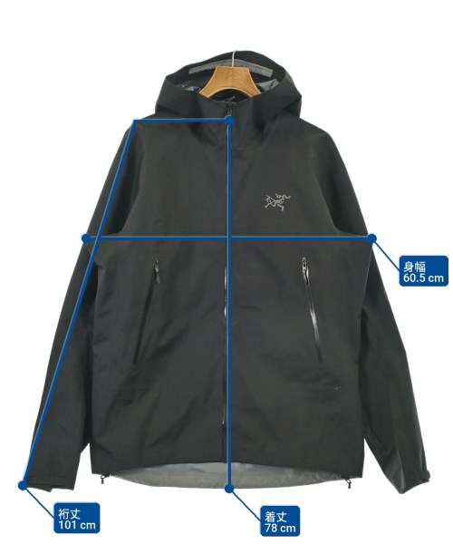 ARC'TERYX（アークテリクス）マウンテンパーカー 黒 サイズ:L メンズ/2200656461110
