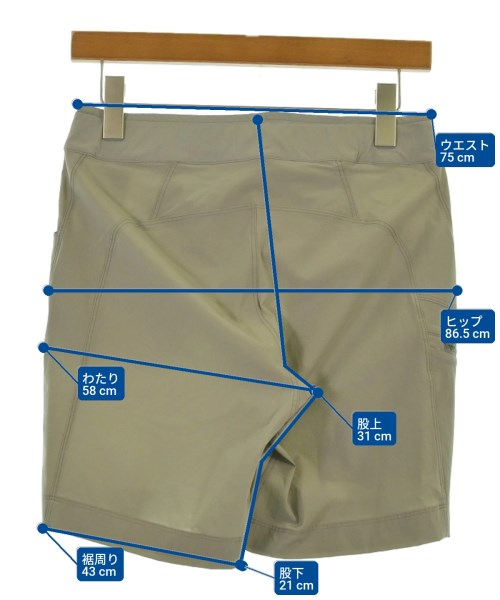 ARC'TERYX（アークテリクス）ショートパンツ グレー サイズ:2(M位) レディース/2200657576172