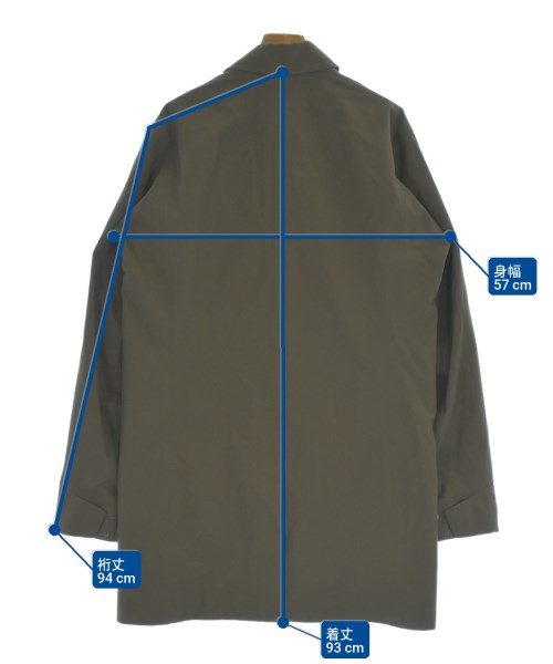 ARC'TERYX（アークテリクス）トレンチコート カーキ サイズ:M メンズ/2200647162033