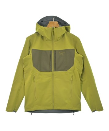 ARC’TERYX アークテリクス フード付 ウインドブレーカー M 黄緑 ARC'TERYX（アークテリクス）マウンテンパーカー 緑 サイズ:S メンズ