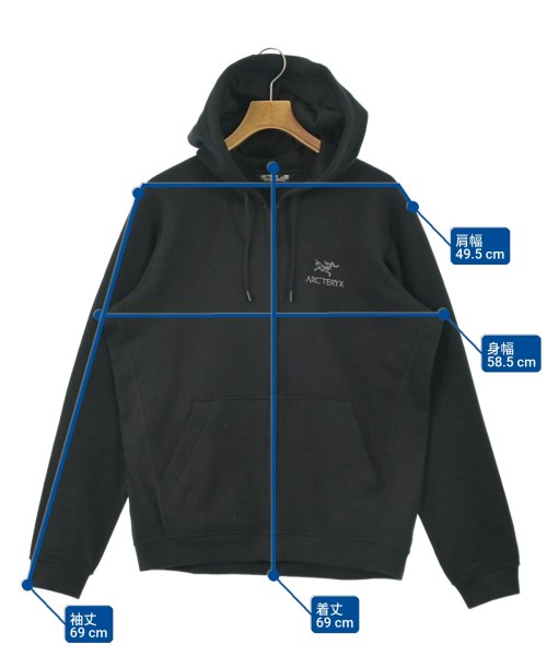 ARC'TERYX（アークテリクス）パーカー 黒 サイズ:M メンズ/2200665784040