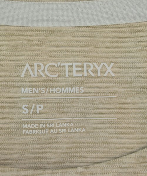 ARC'TERYX（アークテリクス）Tシャツ・カットソー ベージュ サイズ:S メンズ/2200670508068