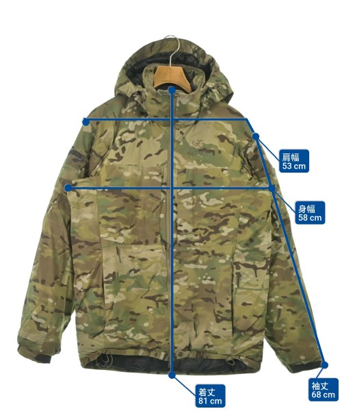 ARC'TERYX（アークテリクス）ダウンジャケット/ダウンベスト カーキ サイズ:M メンズ/2200672270017