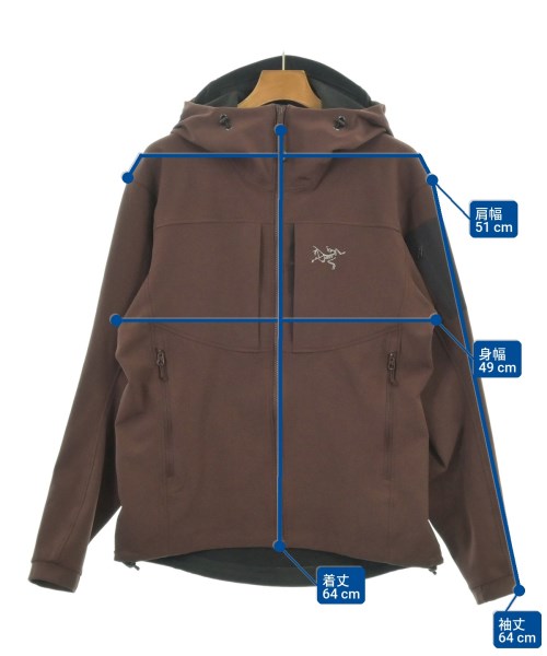 ARC'TERYX（アークテリクス）マウンテンパーカー 茶 サイズ:M メンズ/2200729296021