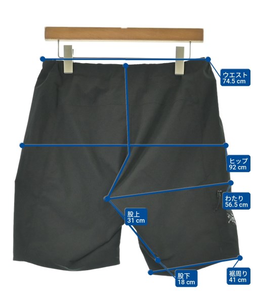 ARC'TERYX（アークテリクス）ショートパンツ 黒 サイズ:32(L位) メンズ/2200734092038