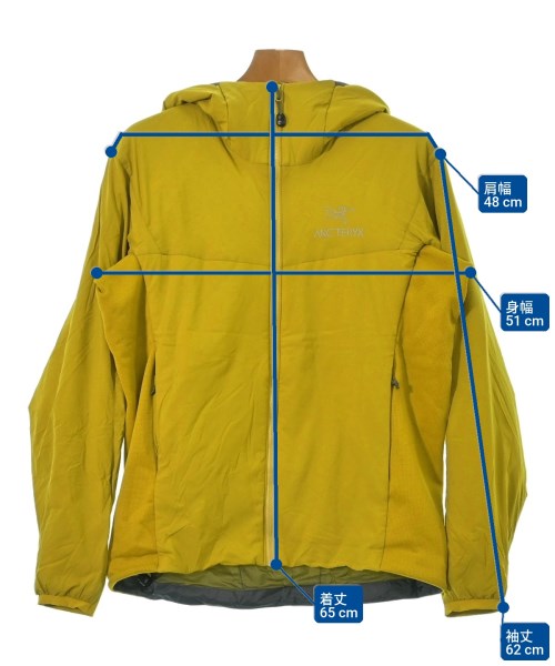 ARC'TERYX（アークテリクス）マウンテンパーカー 黄 サイズ:S メンズ/2200681321410