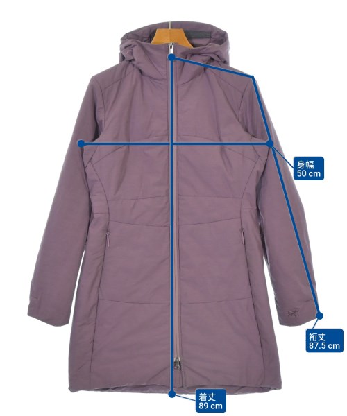 ARC'TERYX（アークテリクス）ダウンコート 紫 サイズ:M レディース/2200677304014