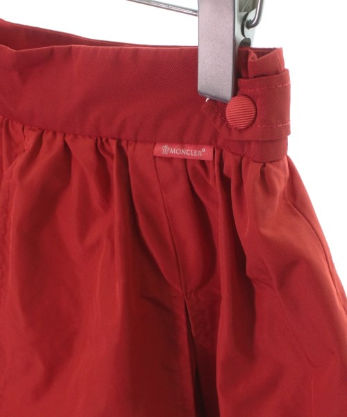 MONCLER（モンクレール）ひざ丈スカート 赤 サイズ:42(L位) レディース 
