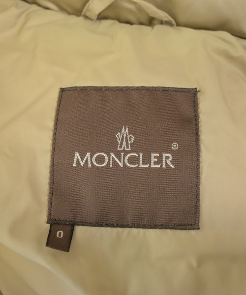 MONCLER（モンクレール）ダウンジャケット/ダウンベスト ベージュ サイズ:0(XS位) レディース/2200520429017
