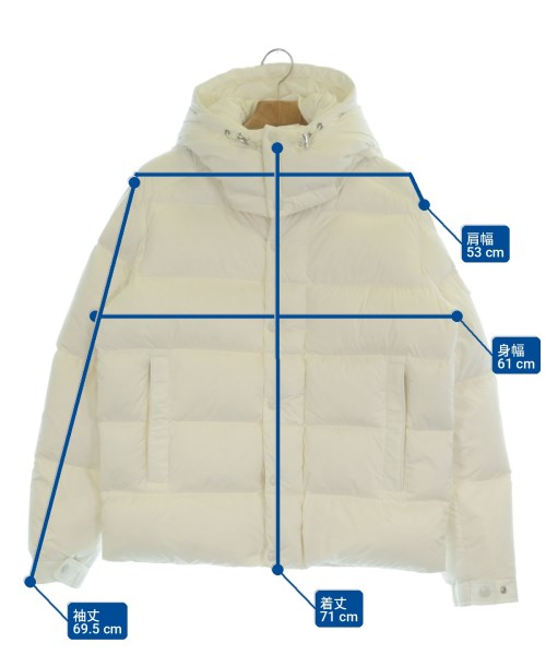 MONCLER（モンクレール）ダウンジャケット/ダウンベスト 白 サイズ:3(L
